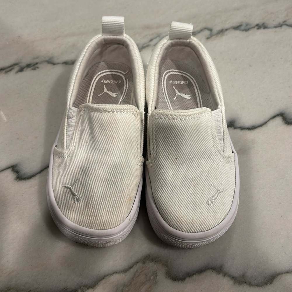 Toddler Puma canvas slides